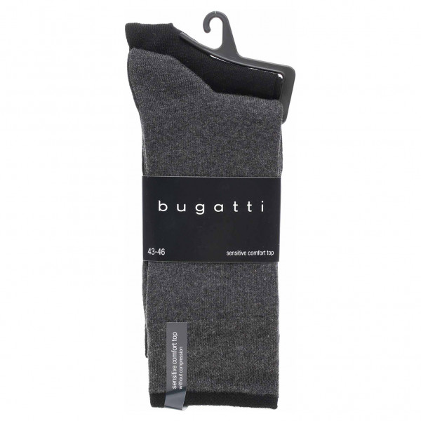 detail Bugatti pánské ponožky 6762 620 anthracite