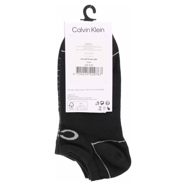 detail Calvin Klein dámské ponožky 701218779 001 black