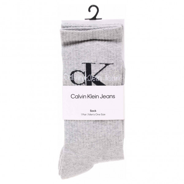detail Calvin Klein pánské ponožky 701218732 003 lt.grey melange