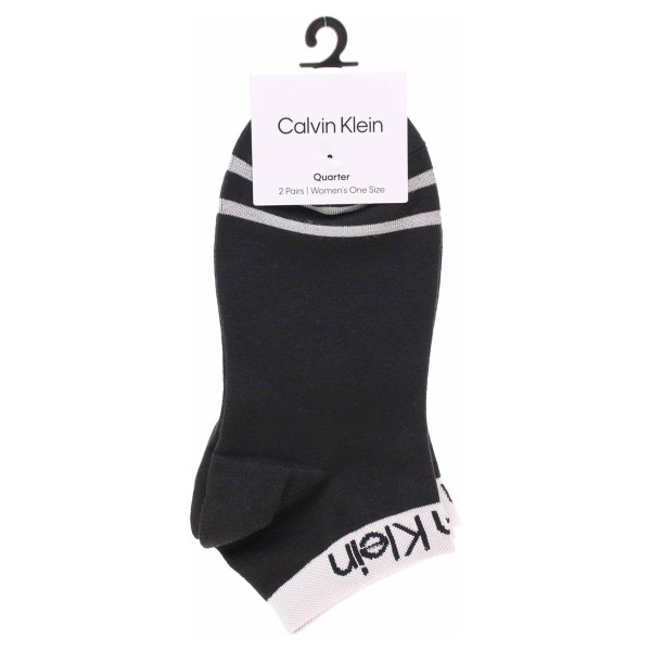 detail Calvin Klein dámské ponožky 701218775 001 black