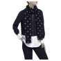 náhled Tommy Hilfiger dámský šátek AW0AW07526 0JL tommy navy-sweetcorn