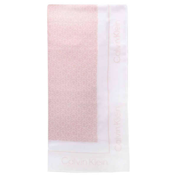 detail Calvin Klein dámský šátek K60K609425 0JX spring rose mix