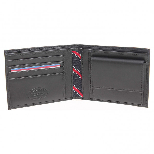 detail Tommy Hilfiger pánská peněženka AM0AM00651 černá