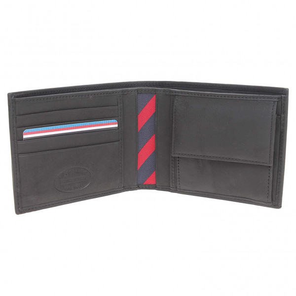detail Tommy Hilfiger pánská peněženka AM0AM00659 černá