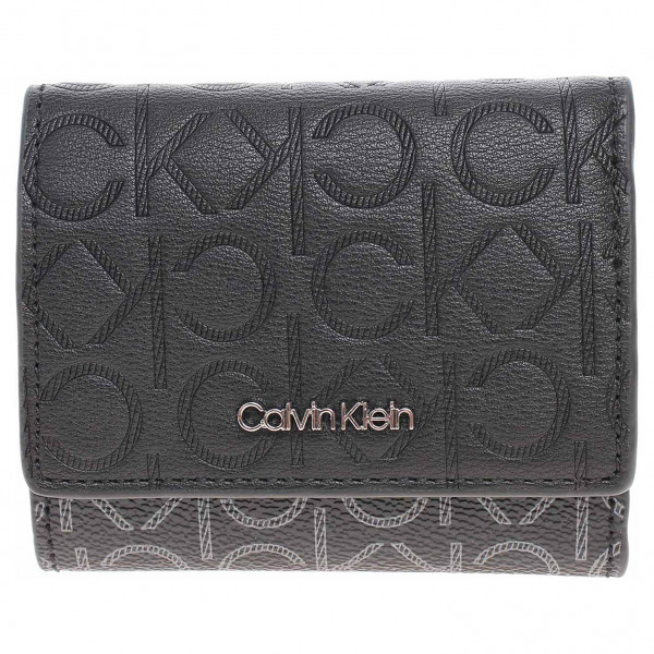detail Calvin Klein dámská peněženka K60K608459 0GJ black mono