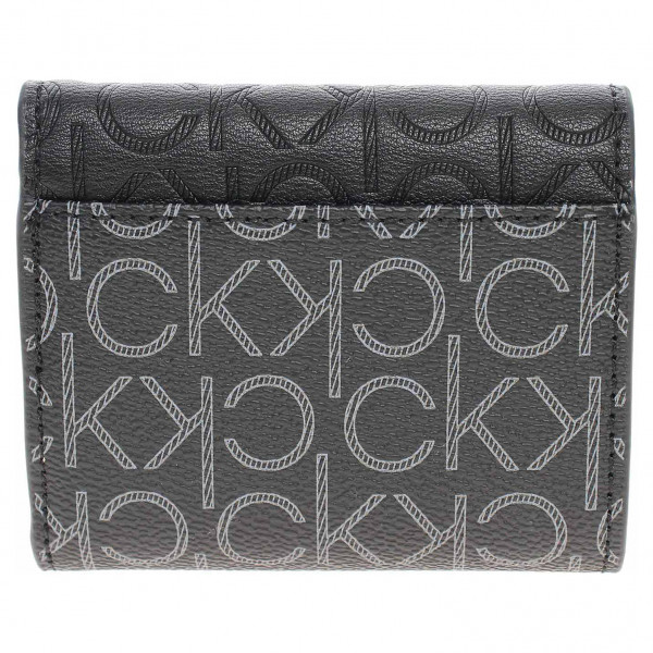detail Calvin Klein dámská peněženka K60K608459 0GJ black mono