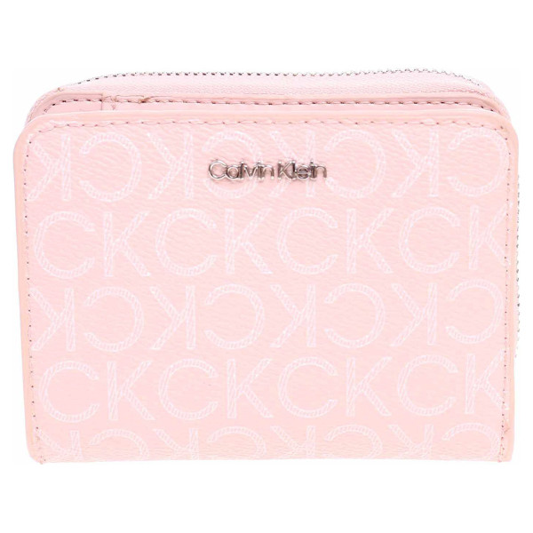 detail Calvin Klein dámská peněženka K60K608910 0JV spring rose mono