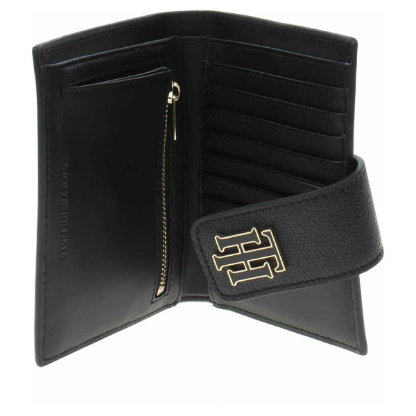 detail Tommy Hilfiger dámská perněženka AW0AW13628 BDS Black