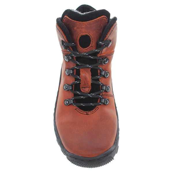 detail Dámská kotníková obuv EF151 oranž-černá