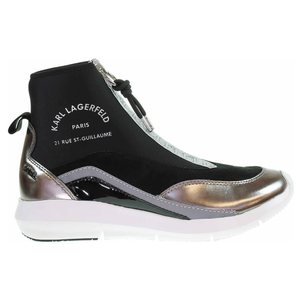 detail Dámská kotníková obuv Karl Lagerfeld KL61145 40S black lthr