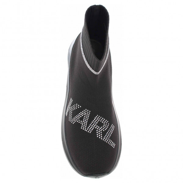 detail Dámská kotníková obuv Karl Lagerfeld KL61855 K0S black knit