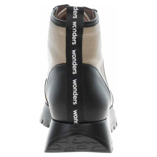 detail Dámská kotníková obuv Wonders A-2415 negro-taupe