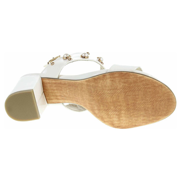 detail Dámské sandály Marco Tozzi 2-28353-20 white patent