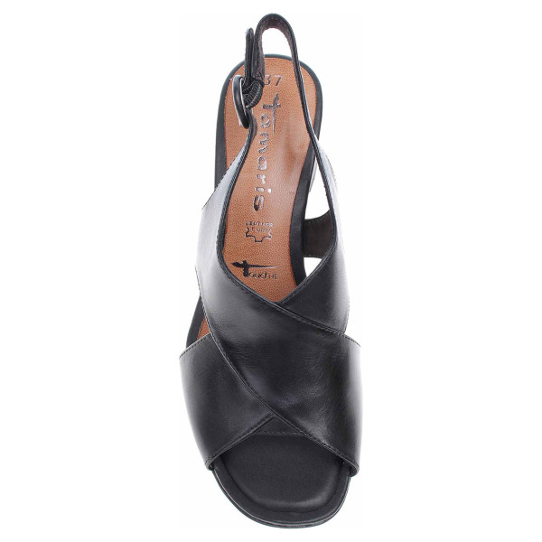 detail Dámské sandály Tamaris 1-28357-26 black leather