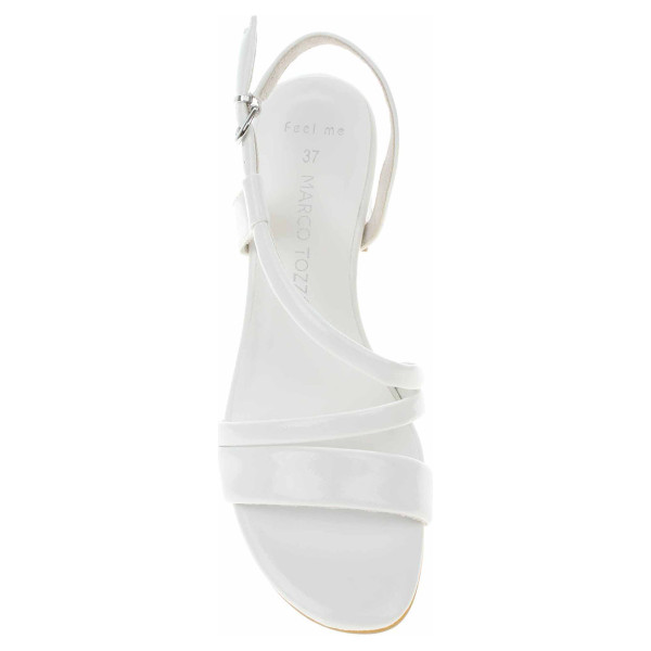 detail Dámské sandály Marco Tozzi 2-28304-38 white patent
