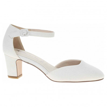 Tamaris dámská společenská obuv 1-24432-41 white glam
