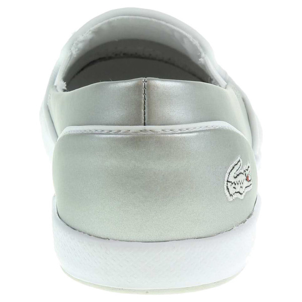 detail Dámská obuv Lacoste Lancelle Slip-On stříbrná