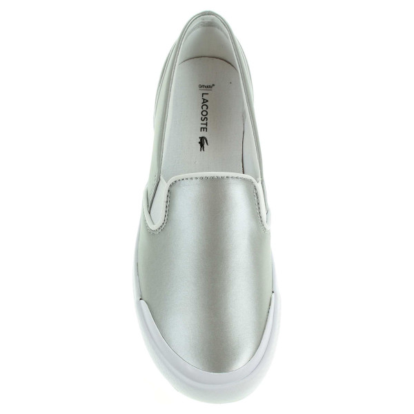 detail Dámská obuv Lacoste Lancelle Slip-On stříbrná