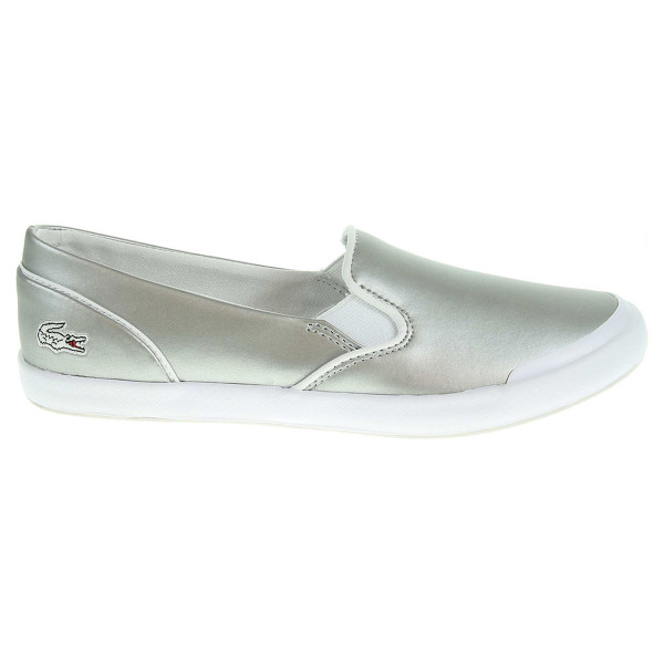detail Dámská obuv Lacoste Lancelle Slip-On stříbrná
