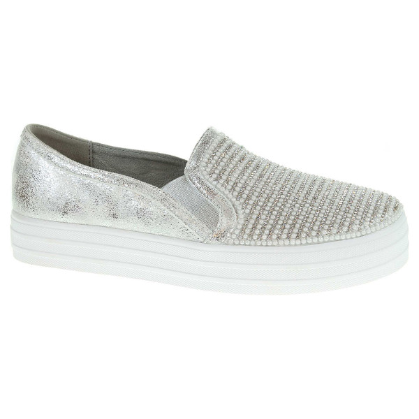 detail Skechers Double Up - Shiny Dancer silver