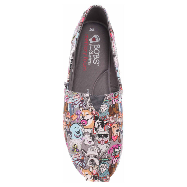 detail Skechers Bobs PLush - Doggone It gray-mt