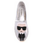náhled Dámská obuv Karl Lagerfeld KL80111 9SL silver canvas