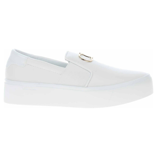 detail Dámské mokasiny Calvin Klein HW0HW00652 0K4 triple white