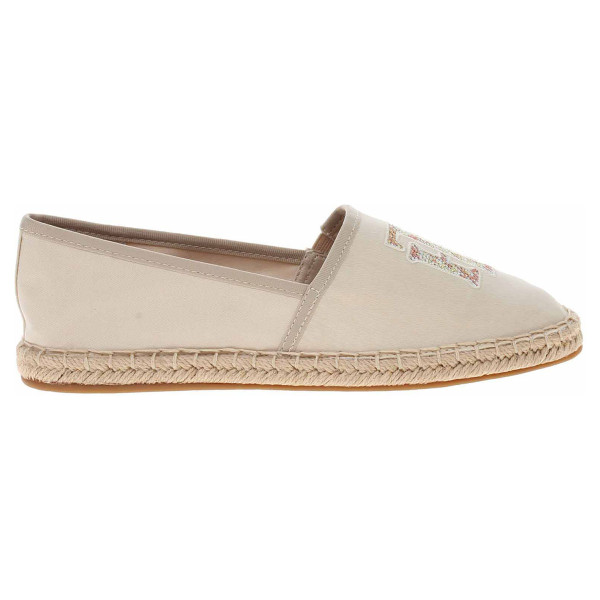 detail Tommy Hilfiger dámské espadrillos FW0FW06158 ACI classic beige