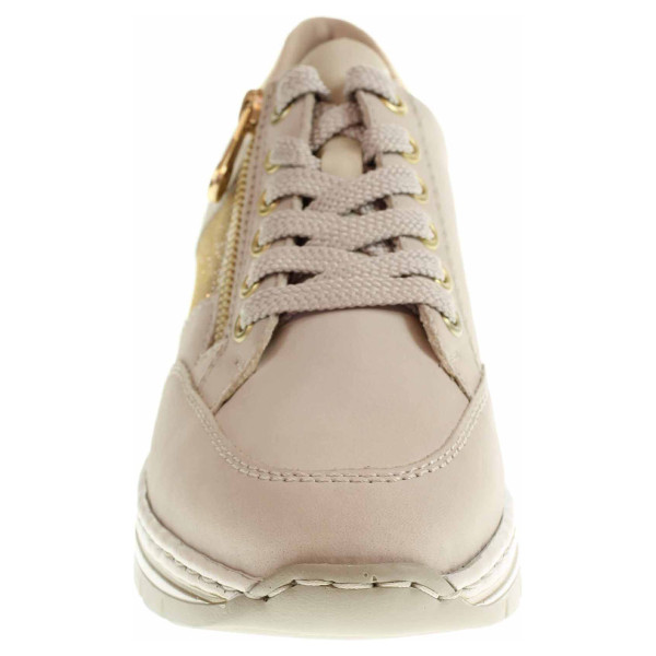 detail Dámské polobotky Rieker N8322-60 beige