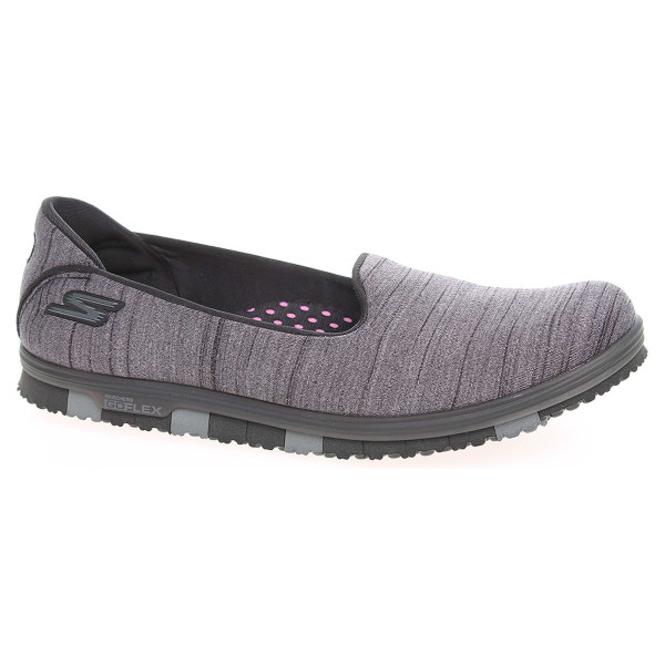 detail Skechers Go Mini Flex black-gray