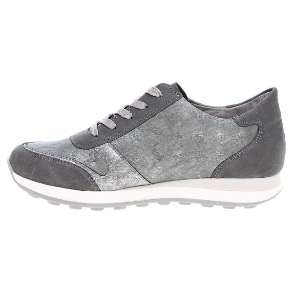 detail Dámská obuv Rieker N1823-45 šedá-stříbrná