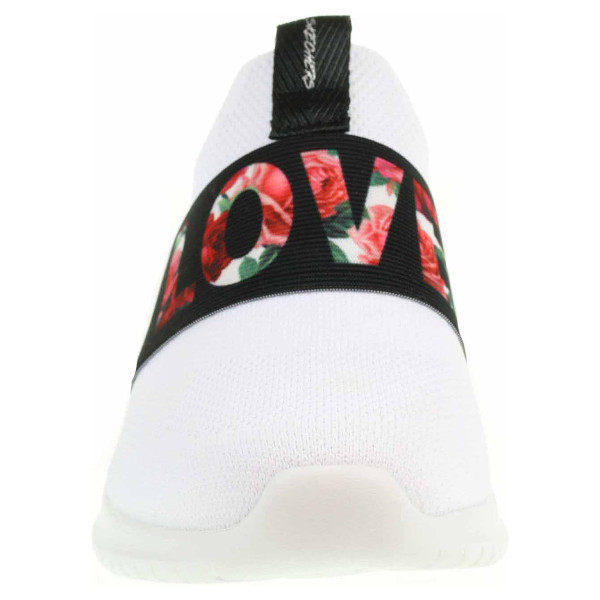 detail Skechers Ultra Flex - Love First white-black-pink