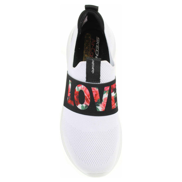 detail Skechers Ultra Flex - Love First white-black-pink