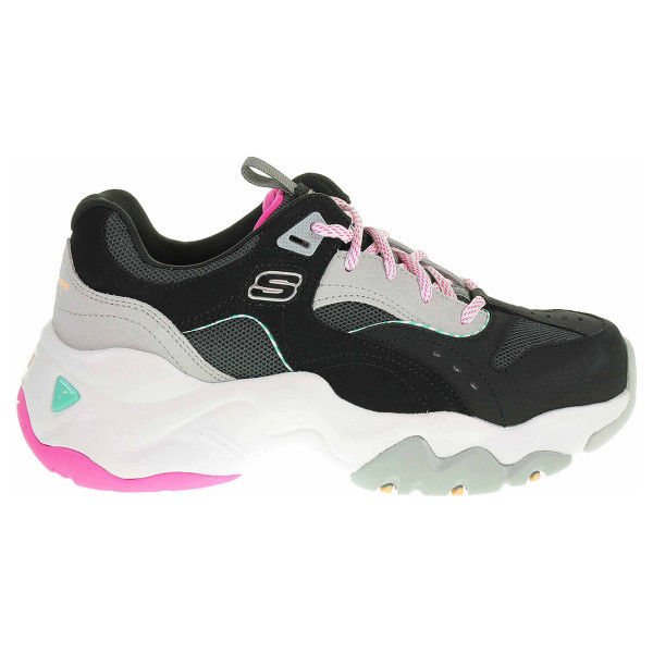 detail Skechers D´Lites 3.0 - Ocean Cloud black-hot pink