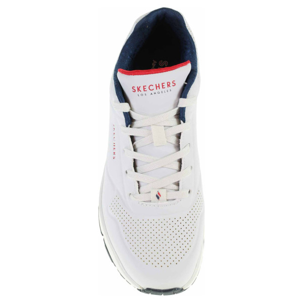 detail Skechers Uno - Stand On Air white-navy-red