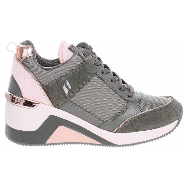 detail Skechers Million - High N Fly olive-pink