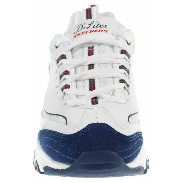 detail Skechers D´Lites - March Forward white-navy-red