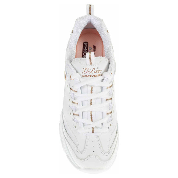 detail Skechers D´Lites - Fresh Start white-rose gold