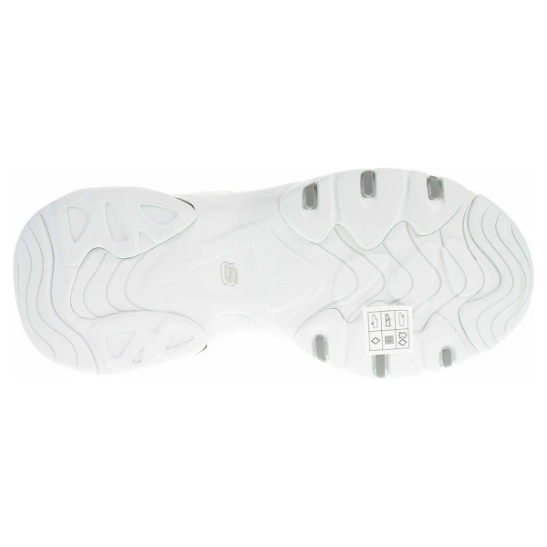 detail Skechers D´Lites 3.0 Air - Golden Rules white-silver