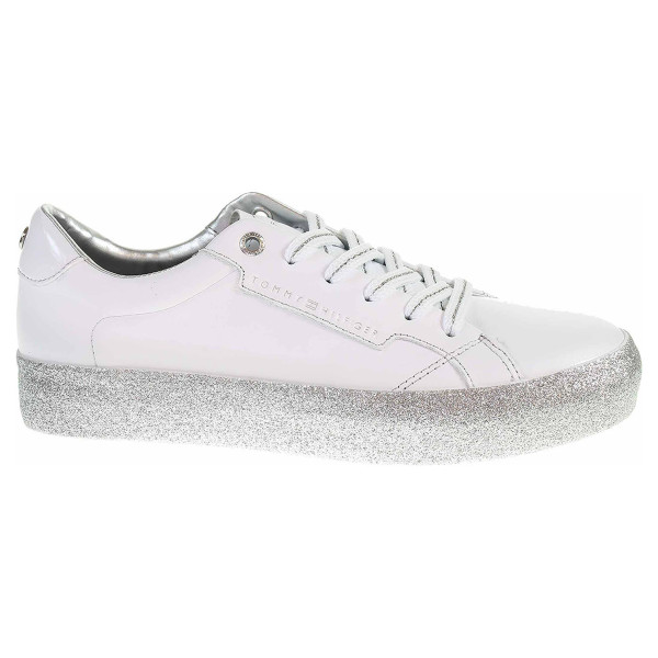 detail Dámská obuv Tommy Hilfiger FW0FW04849 0K5 white-silver