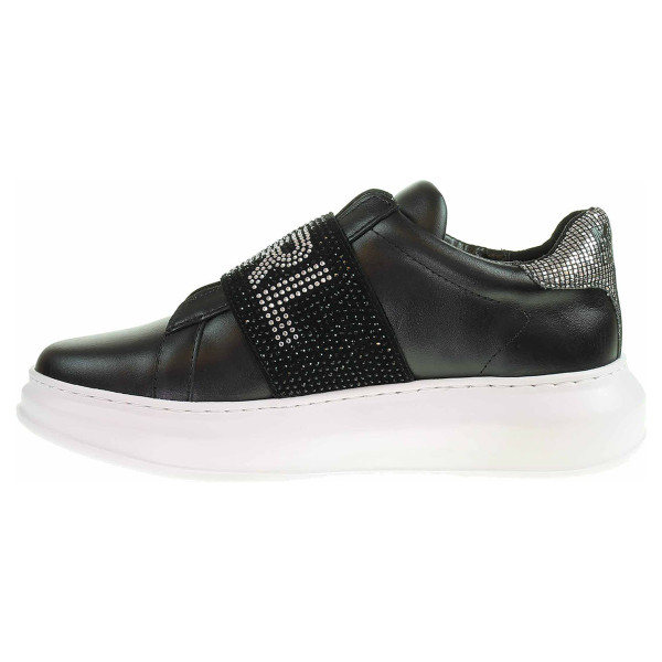 detail Dámská obuv Karl Lagerfeld KL62536 00S black lthr w-silver