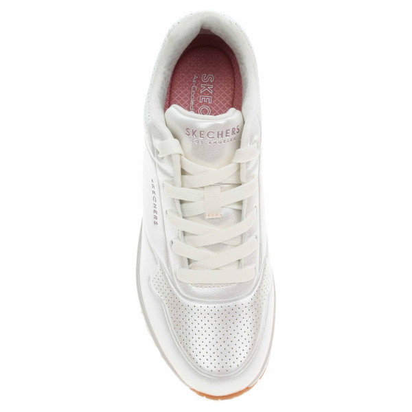 detail Skechers Uno - Pearl Queen white