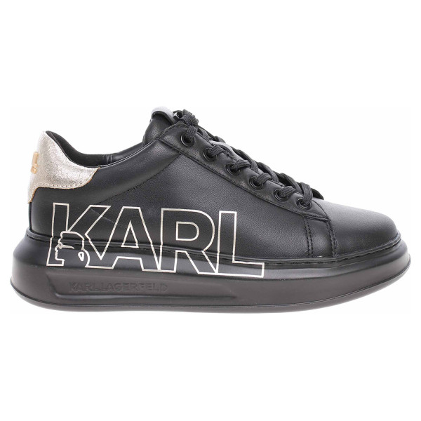 detail Dámská obuv Karl Lagerfeld KL62511 00G black lthr-gold