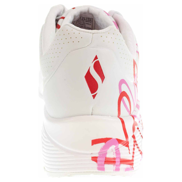 detail Skechers Uno - Spread The Love white-red-pink