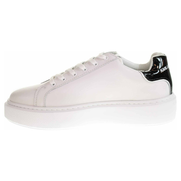 detail Dámská obuv Karl Lagerfeld KL62210 010 white lthr w-black