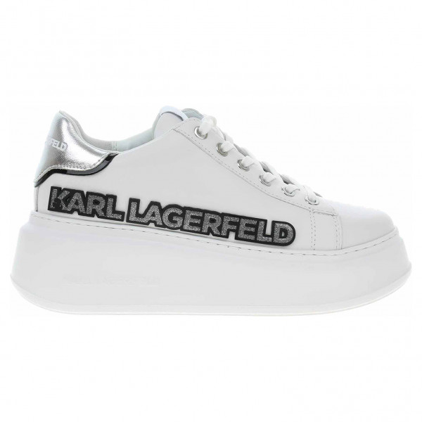 detail Dámská obuv Karl Lagerfeld KL63522 01S white lthr-silver