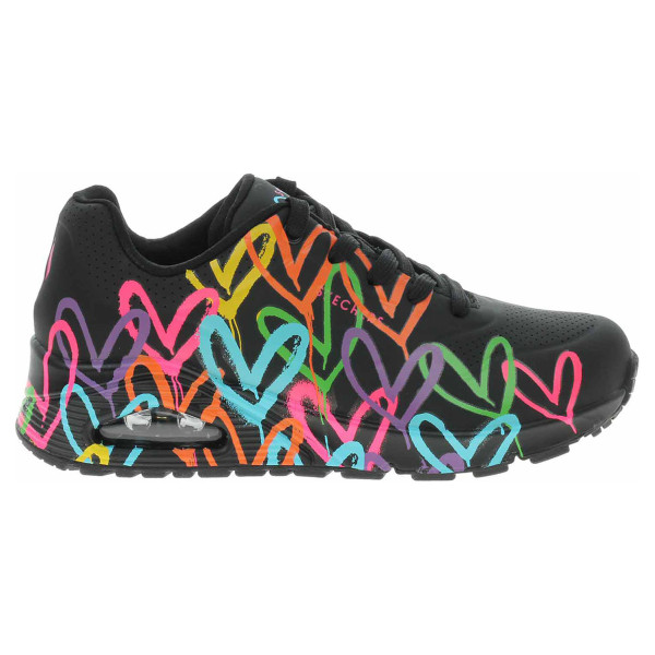 detail Skechers JGoldcrown: Uno - Highlight Love black - multi