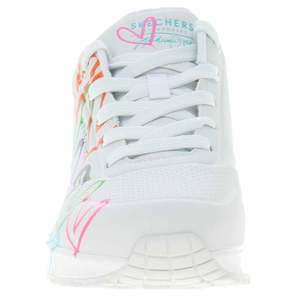 detail Skechers Uno - Highlight Love white - multi