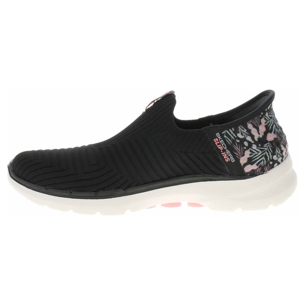 detail Skechers Go Walk 6 - Tropical Bay black-pink