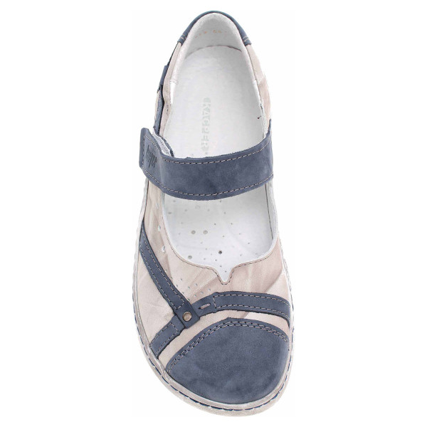 detail Dámské baleriny Kacper 2-0549-493+750 blue+grey